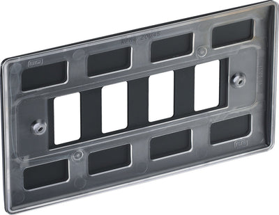 BG RPM4 Nexus Grid Part M | 4 Module Front Plate by British General (BG-RPM4)