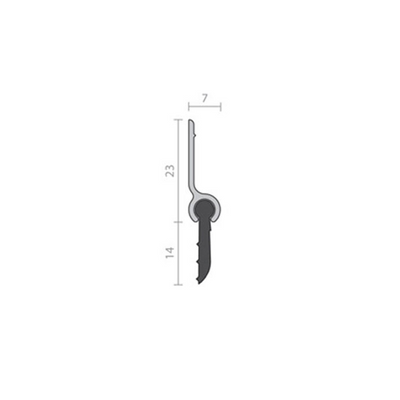 Door Bottom Seal - RP5 (1000mm) by Astroflame (Astro-ADRP5/1000)