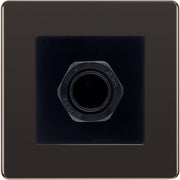 BG Screwless Black Nickel 45A Flex Outlet Euro Module | Black Insert by British General (BG-FBNEMS2+EM45AFO)