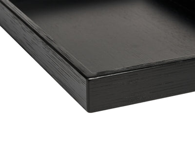 Corby Buxton Compact Hospitality Tray in Black BUSA Bamboo