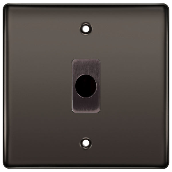 BG Nexus Black Nickel NBNFLEX Flex Outlet Socket