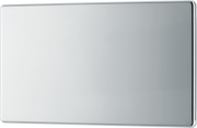 BG Electrical FPC95 Nexus Screwless Flat-Plate Double Blank Plate Polished Chrome by British General (BG-FPC95-Shopify-SA_1)