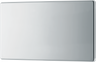 BG Electrical FPC95 Nexus Screwless Flat-Plate Double Blank Plate Polished Chrome by British General (BG-FPC95-Shopify-SA_1)