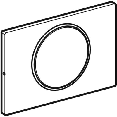 Geberit Sigma10 Screwable stop-and-go Flush Plate Stainless Steel - 115.787.SN.5 by Geberit (Geberit-115.787.SN.5)