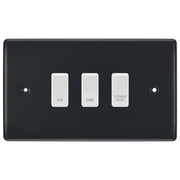 BG Part M 3 Gang Custom Labelled Kitchen Appliance Grid Switch