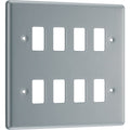 BG RMC8 Nexus Grid Metal Clad | 8 Module Front Plate