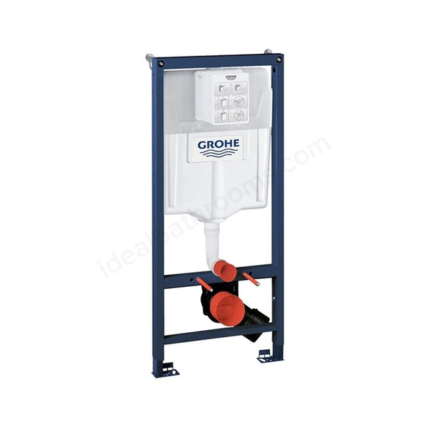 Grohe RAPID-SL 2-in-1 Toilet Frame; 6/9 Litre 3 Mode Cistern; 1130mm High Frame; Blue/White