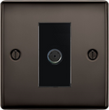 BG Nexus Metal Black Nickel Co-axial Socket NBN60B
