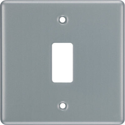 BG RMC1 Nexus Grid Metal Clad | 1 Module Front Plate by British General (BG-RMC1)