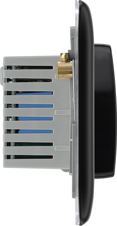 BG NFBKYCSB Nexus Metal Matt Black 16A Hotel Key Card Switch