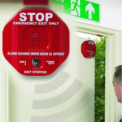 Exit Stopper Door Alarm - Double Door - STI 6402 by STI EMEA (Safelincs-ST6402)