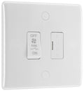 BG 815F Moulded Round Edge | White | 10A Triple Pole Fused Fan Isolator Switch