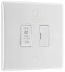 BG 815F Moulded Round Edge | White | 10A Triple Pole Fused Fan Isolator Switch by British General (BG-815F)