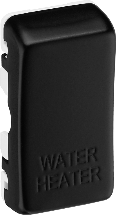BG RRWHFB Nexus Grid Matt Black 'WATER HEATER' Grid Rocker