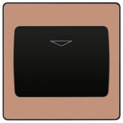 BG Evolve Polished Copper Hotel Key Card Switch PCDCPKYCSB by British General (BG-PCDCPKYCSB)