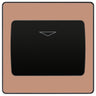 BG Evolve Polished Copper Hotel Key Card Switch PCDCPKYCSB by British General (BG-PCDCPKYCSB)