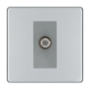 BG Screwless Polished Chrome Satellite Socket FPC64G by British General (BG-FPC64G)