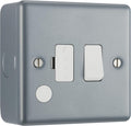 BG MC550F Metal Clad | 13A 2 Pole Flex Outlet Switched Fused Connection Unit