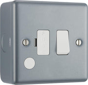 BG MC550F Metal Clad | 13A 2 Pole Flex Outlet Switched Fused Connection Unit by British General (BG-MC550F)