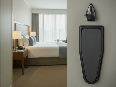 Corby Cambridge Wall Mounted Ironing Board in Dark Grey