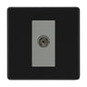 BG Screwless Matt Black Co-axial Socket FFB60G by British General (BG-FFB60G)