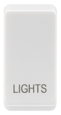BG Evolve RRLTPCDW Grid Rocker Printed (LIGHTS) - White