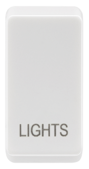 BG Evolve RRLTPCDW Grid Rocker Printed (LIGHTS) - White by British General (BG-RRLTPCDW)