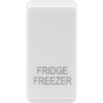 BG RRFFW Nexus Grid | White | 'FRIDGE FREEZER' Rocker by British General (BG-RRFFW)