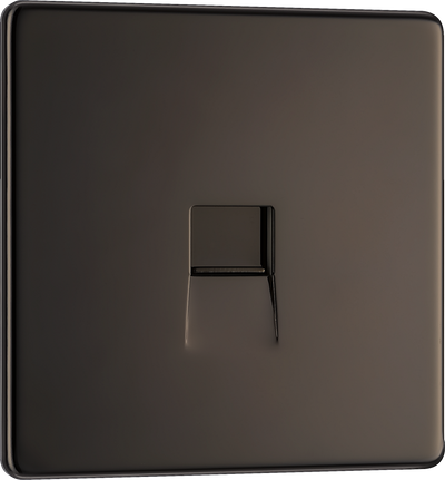 FBNBTS1 Front - This Secondary telephone socket from British General uses a screw terminal connection and should be used for an additional telephone point which feeds from the master telephone socket.