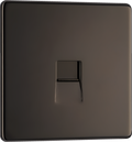 BG FBNBTS1 Nexus Screwless Flat-Plate Single Slave Telephone Socket