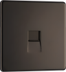 BG FBNBTS1 Nexus Screwless Flat-Plate Single Slave Telephone Socket by British General (BG-FBNBTS1-Shopify-SA_1)