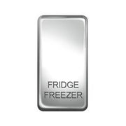 BG GRFFPC Nexus Grid Polished Chrome 'Fridge Freezer' Rocker by British General (BG-GRFFPC-1)