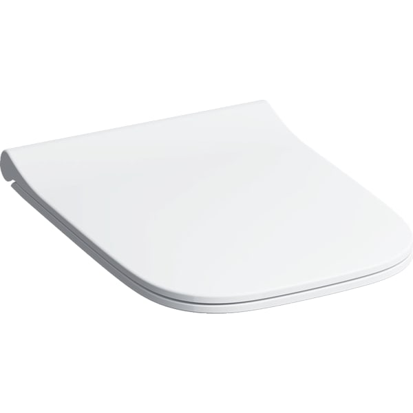 Geberit Smyle Square Slim Soft Close Toilet Seat With Q/R Hinges - 500.688.01.1