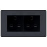 BG Evolve Matt Grey 4 Gang 13A Unswitched Socket - PCDMG4GUSSB by British General (BG-PCDMG4GUSSB)