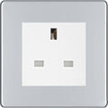 BG Nexus Screwless Polished Chrome 13A Unswitched Socket FPCUSSW