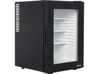 Corby Eton 40L Glass Door Minibar in Black - UK Plug by Corby of Windsor (Corby-22789)