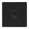 BG Screwless Matt Black 1 Gang Custom Appliance Grid Switch Panel Kitchen