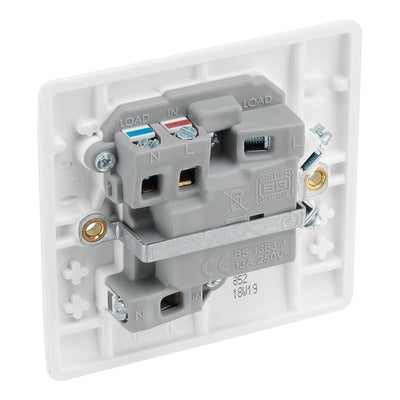 BG Nexus 13A 2 Pole Neon Switched Fused Connection Unit & 50mm Pattress Back Box