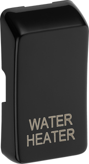BG RRWHPCDB Evolve Grid Black 'WATER HEATER' Rocker by British General (BG-RRWHPCDB)