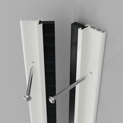 Other Door Hardware: Silkseal PVC Around Door Seal Brown by Astroflame (Astro-ADADSSSB/2057)