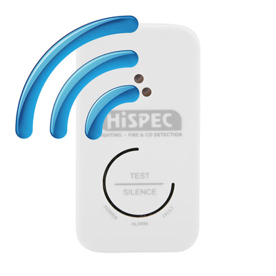 10 Year Longlife Battery Wireless Carbon Monoxide Alarm – Hispec RF10-PRO Range