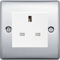 BG Nexus Metal Polished Chrome 13A Unswitched Socket NPC23W