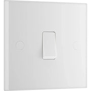 BG 912 Moulded Square Edge | White | 1 Gang 10AX 2 Way Plate Switch by British General (BG-912)