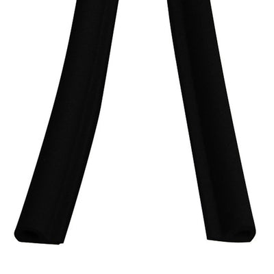124978: P Profile Door/Glazing Seal Black / 5 metres by Astroflame (Astro-ADPSBLK/5)