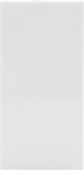 BG EMBLK1W Euro Module Blank Plate (1pcs) - White