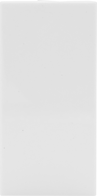 BG EMBLK1W Euro Module Blank Plate (1pcs) - White by British General (BG-EMBLK1W)