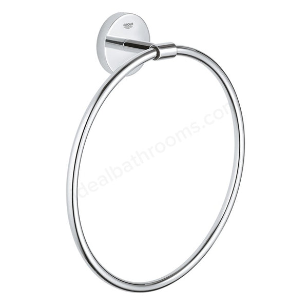 Grohe BauCosmopolitan Towel Ring - Chrome - 40460001