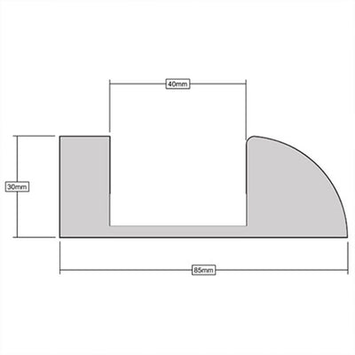 Other Door Hardware: Foam Under Door Seal Light Wood by Astroflame (Astro-ADUDS/LW)