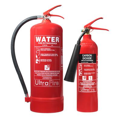 9ltr Water & 2kg CO2 Fire Extinguisher Special Offer
