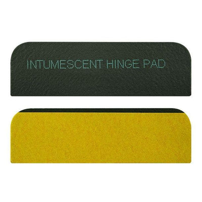 Astroflame Intumescent Ironmongery Self Adhesive Radius Hinge Pads For Fire Doors 30x100 (300 Pieces per box) S/A